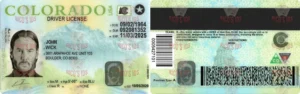 COLORADO Driver License - COLORADO scannable Driver License and ID Cards