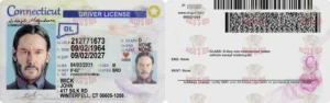 CONNECTICUT  Driver License - CONNECTICUT scannable Driver License and ID Cards