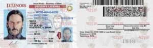 ILLINOIS Driver License - ILLINOIS scannable Driver License and ID Cards