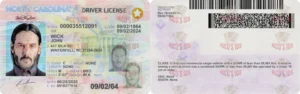 NORTH CAROLINA Driver License - NORTH CAROLINA scannable Driver License and ID Cards