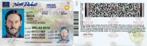 NORTH DAKOTA Driver License - NORTH DAKOTA scannable Driver License and ID Cards