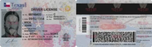 TEXAS Driver License - TEXAS scannable Driver License and ID Cards