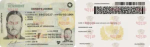 VERMONT Driver License - VERMONT scannable Driver License and ID Cards